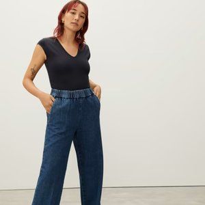 The V-Neck Ballet Bodysuit Black - Everlane